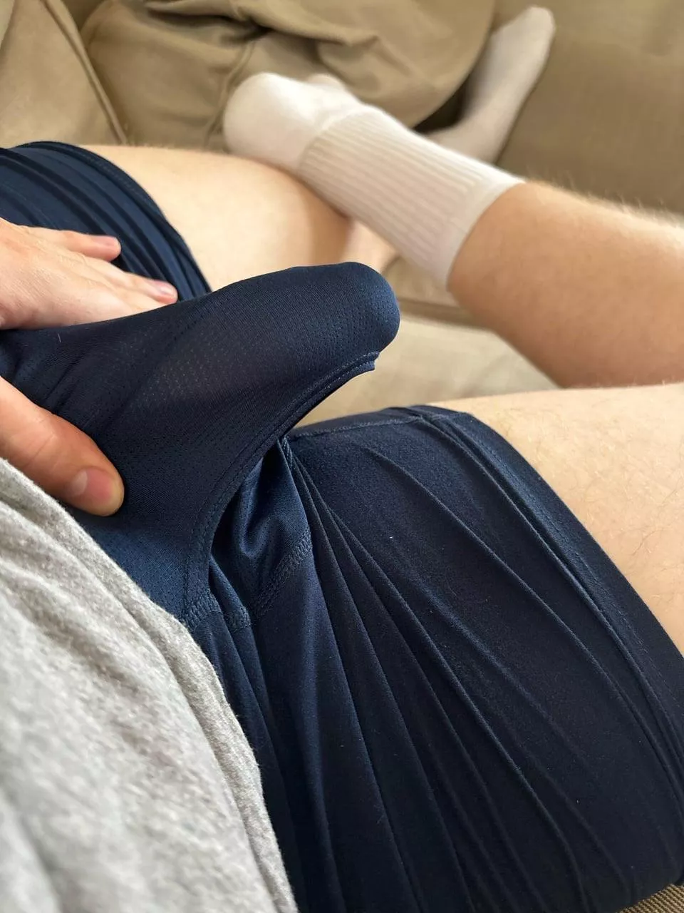 My new boxers are so stretchy and comfortable… do you like them?