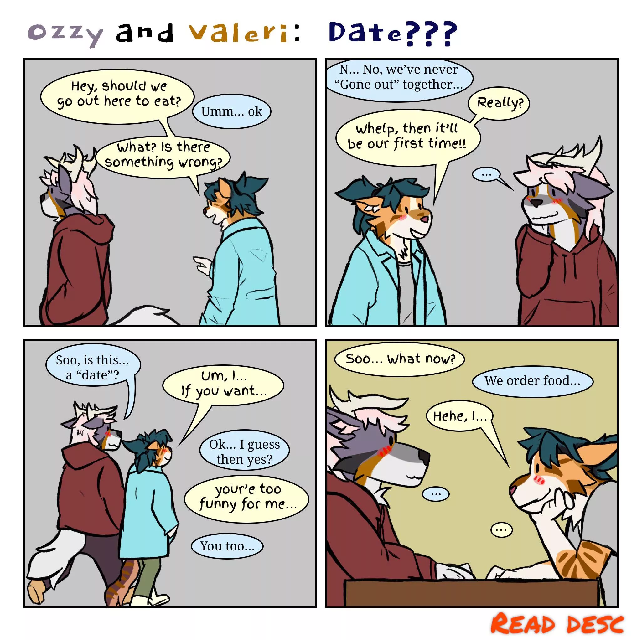 My third comic!! Ozzy and Valeri: date?