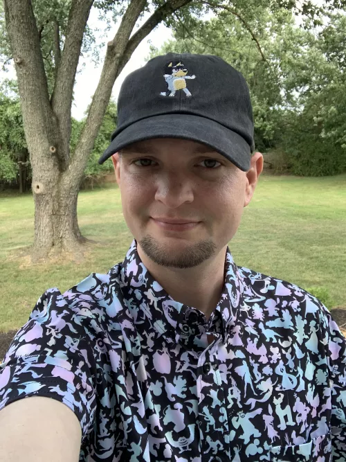 New hat and shirt