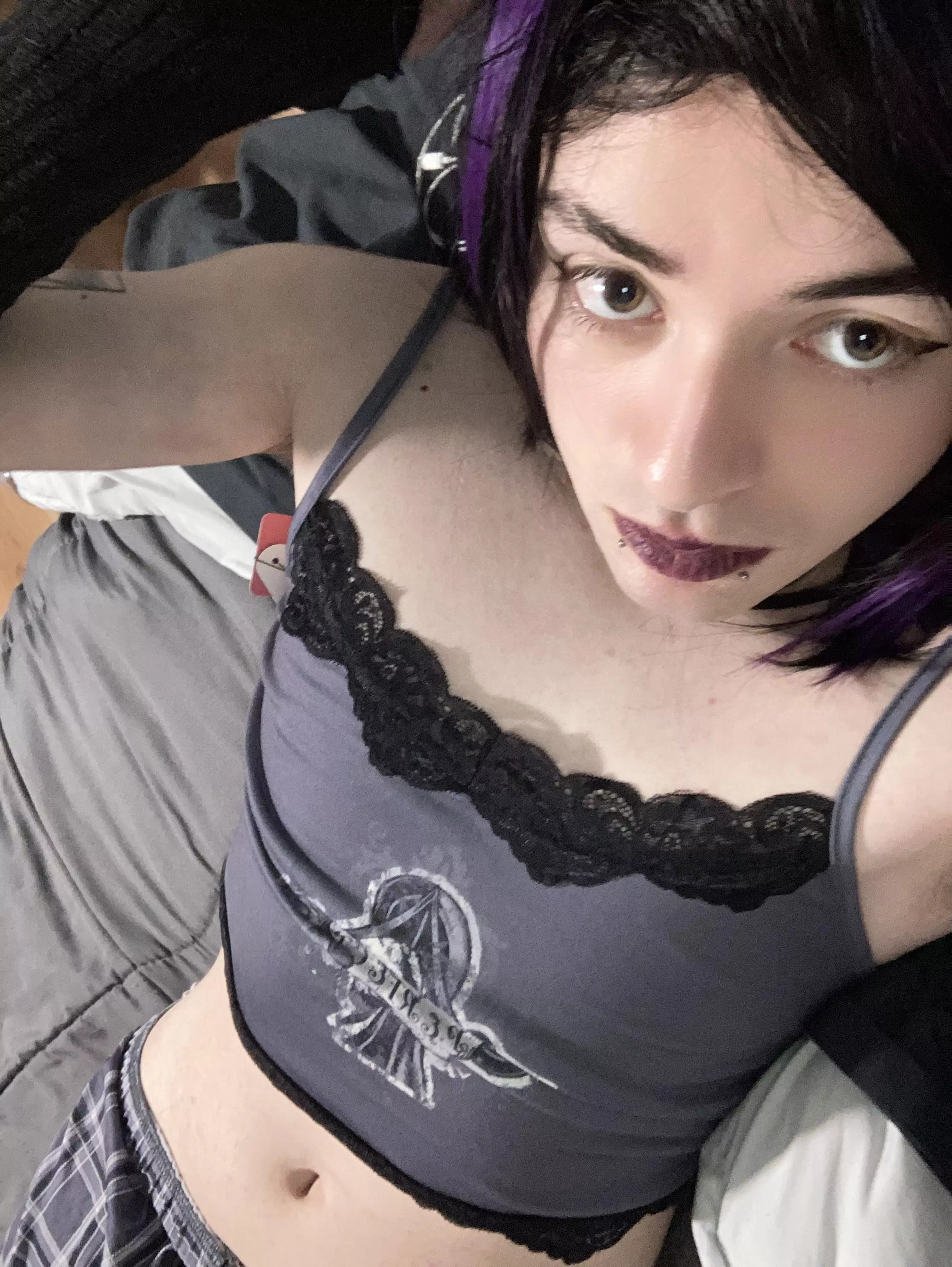 One of my first time using makeup, how'd I do cuties?