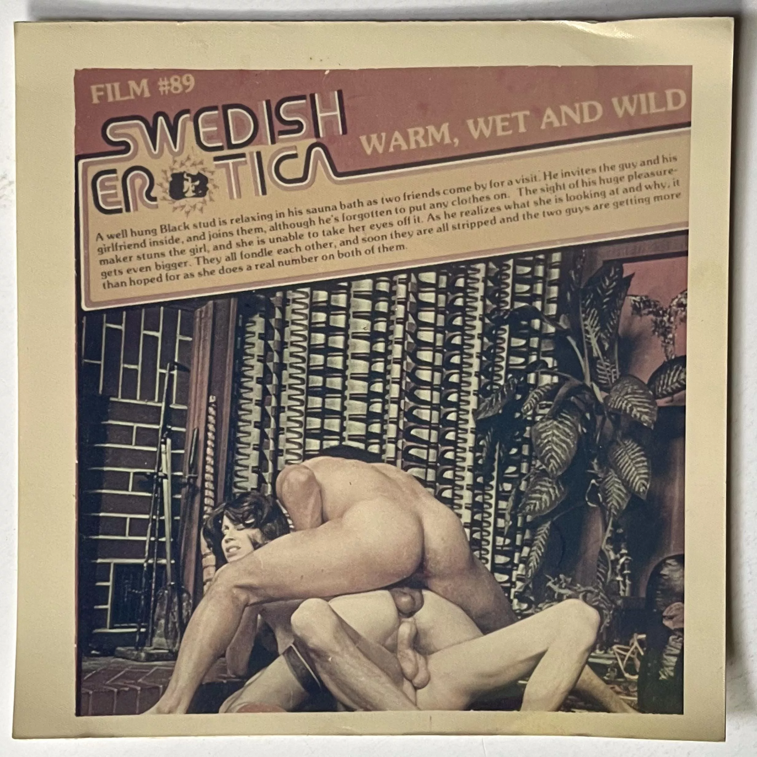 Rather Than a Commercially Printed Cover, this Photo was Glued to the Cover of Generic White Box