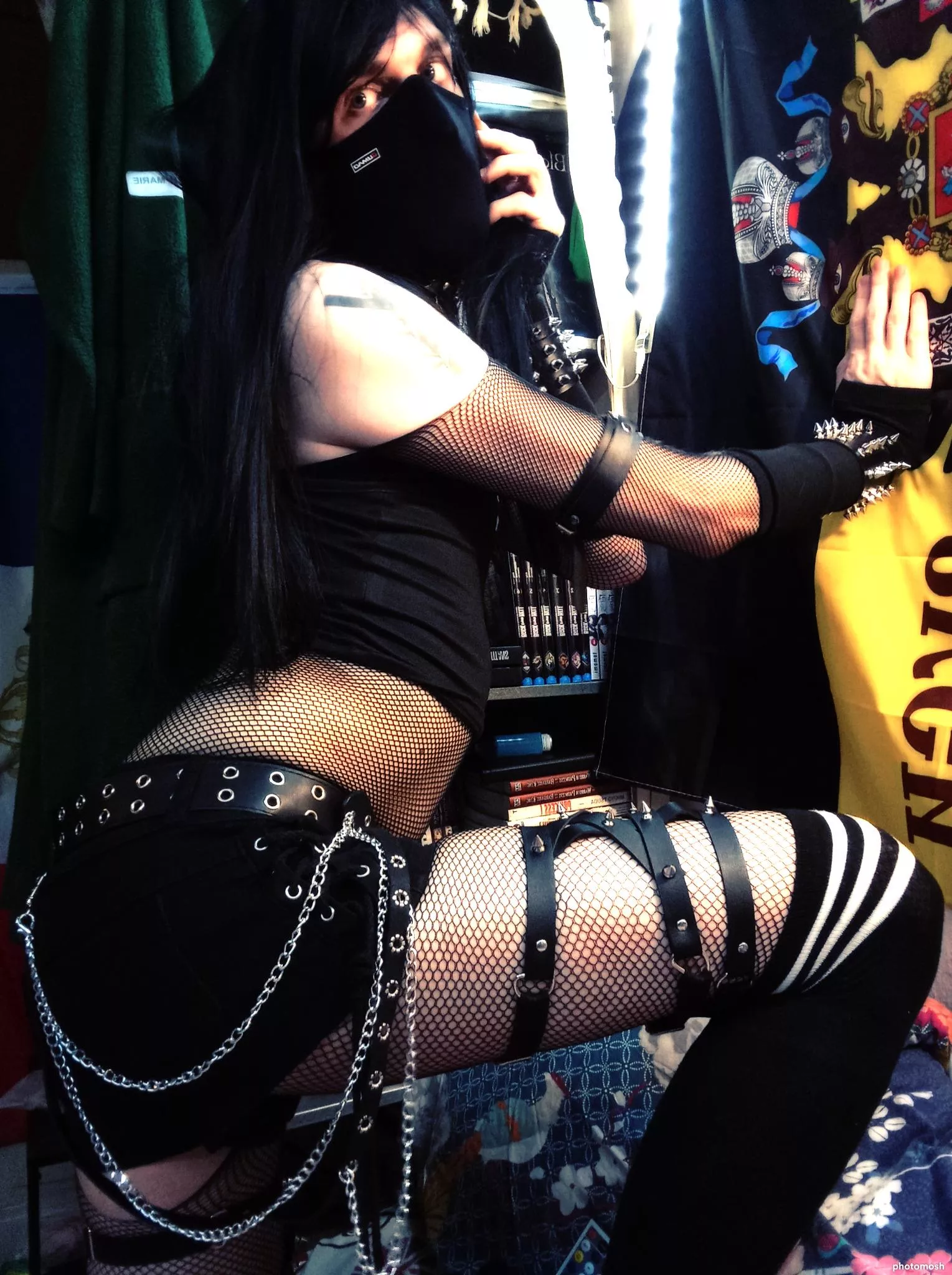 Some more goth femboy 🖤