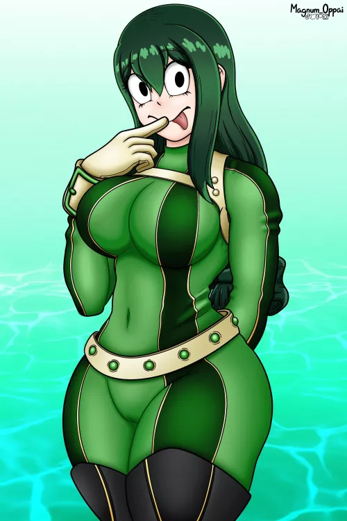 Tsuyu Asui Posing (Art by Me)