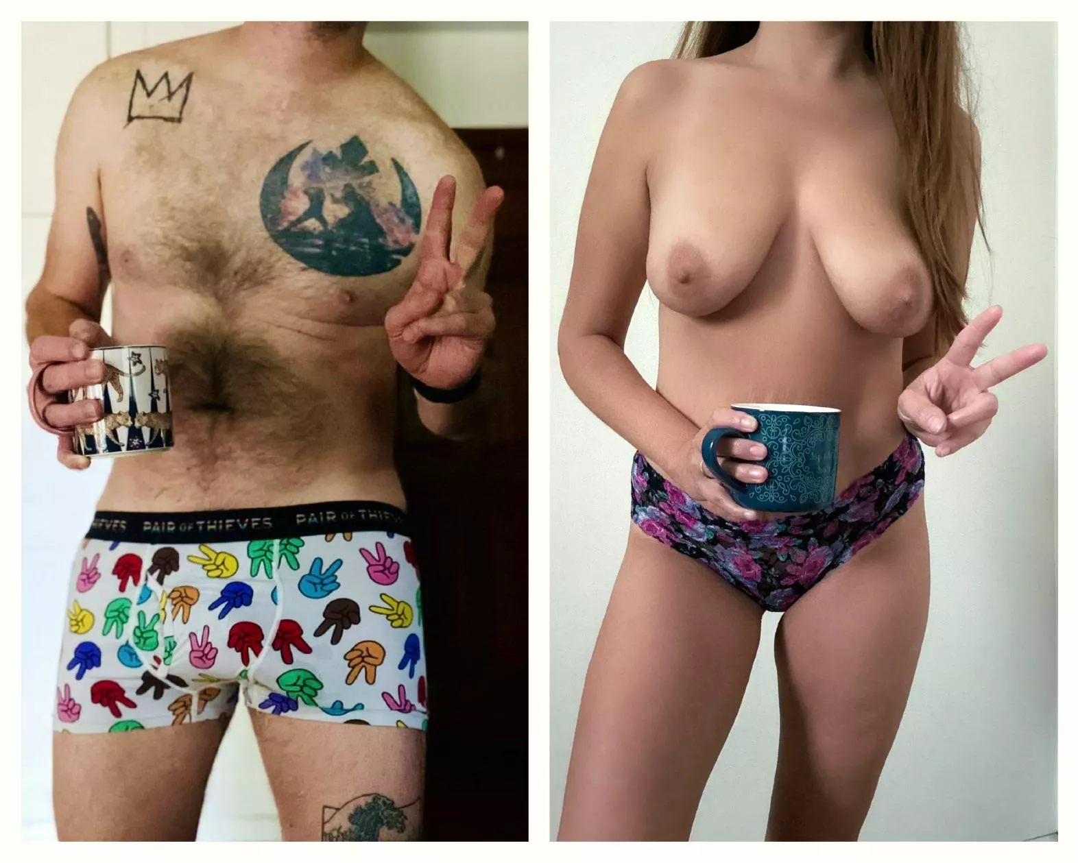 Wanted to join in on the ✌️ + 💜 with the handsome u/ilikemyoatmeallumpy_