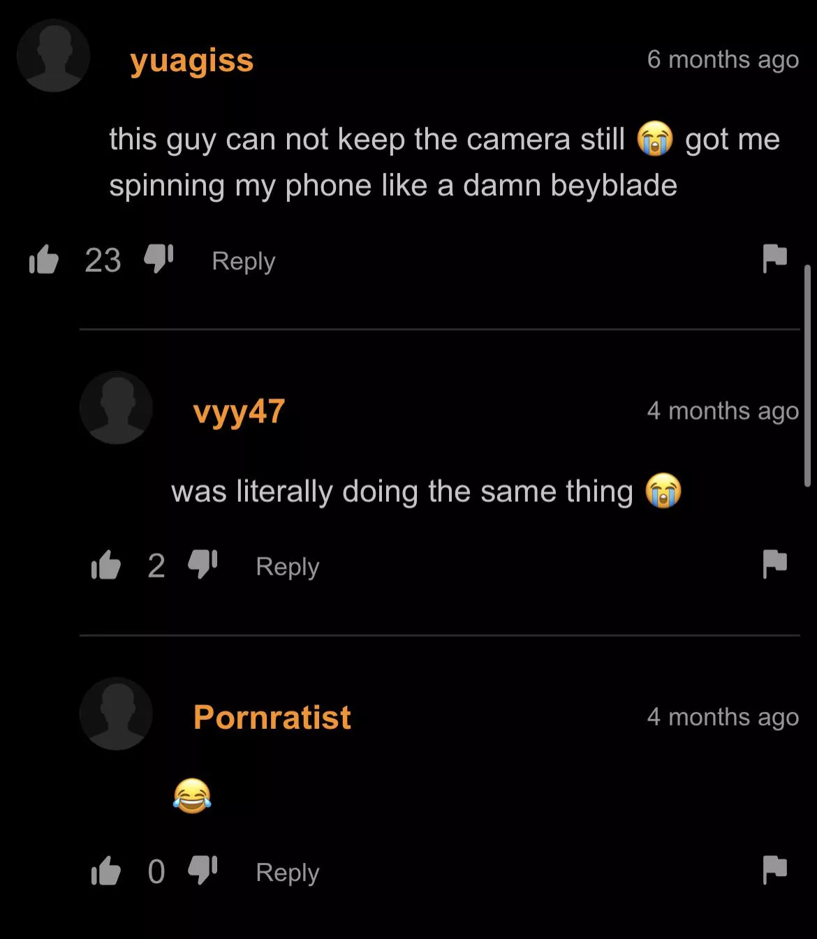 Camera guy was caught lacking