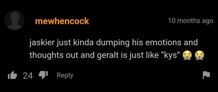 Come on now, Geralt!