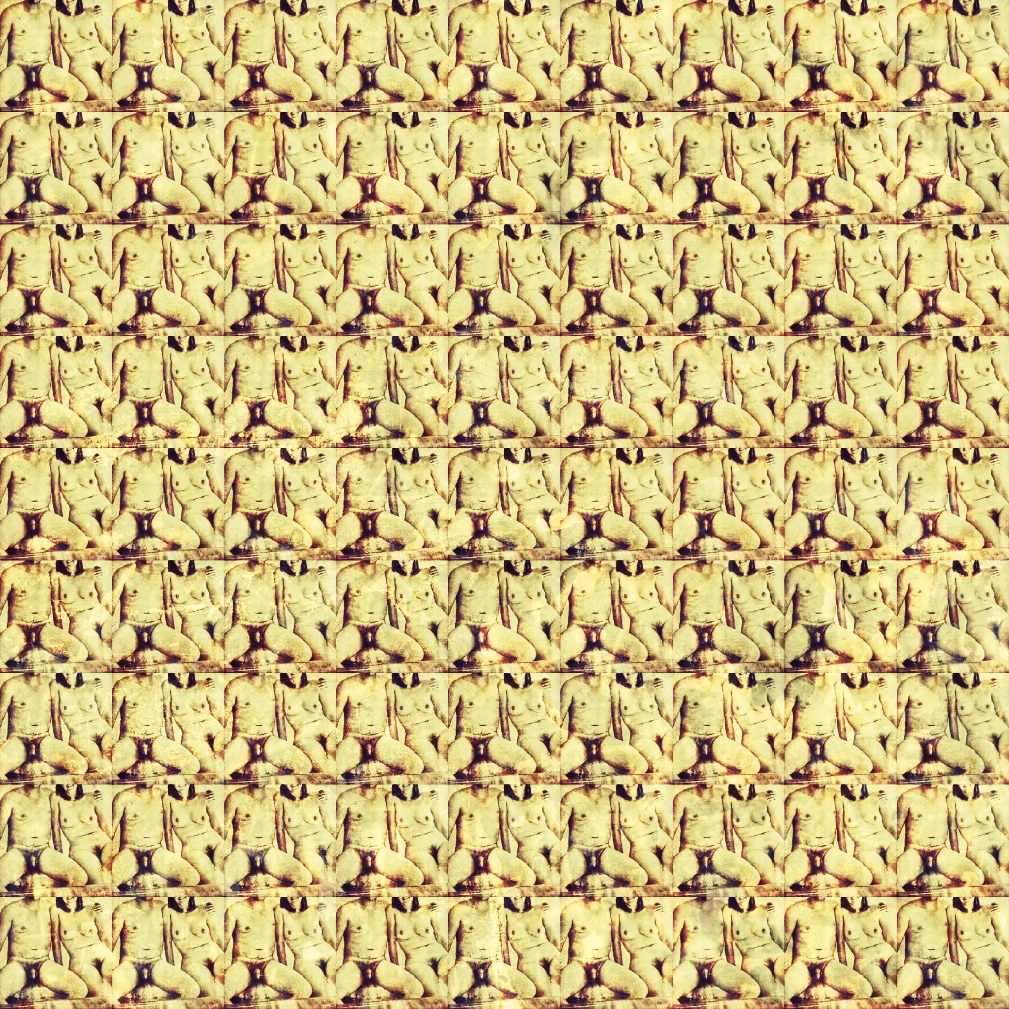 Erotic Wallpaper Design in Gold