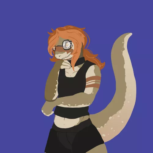 I drew a big nerd because why not