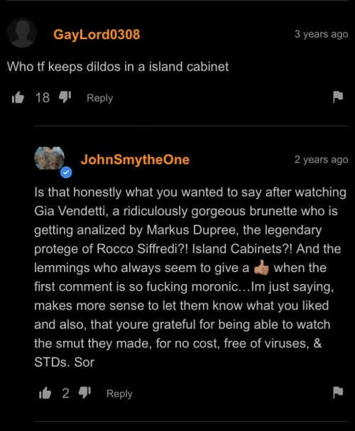 I mean I said the same thing in my head 