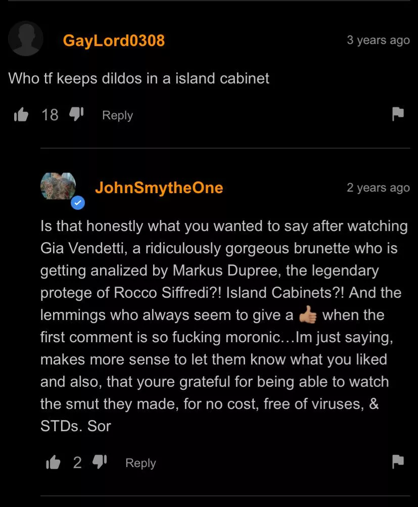 I mean I said the same thing in my head 