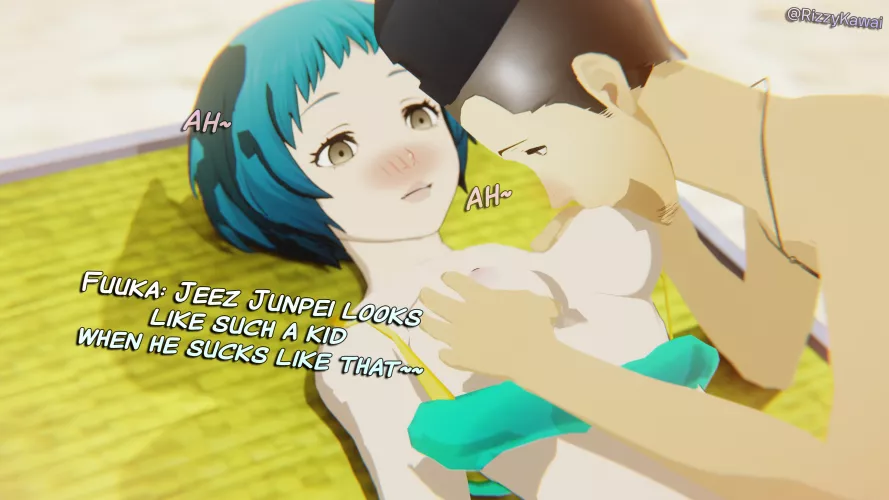 Junpei has a little too much fun at yakushima (@Rizzykawai) 