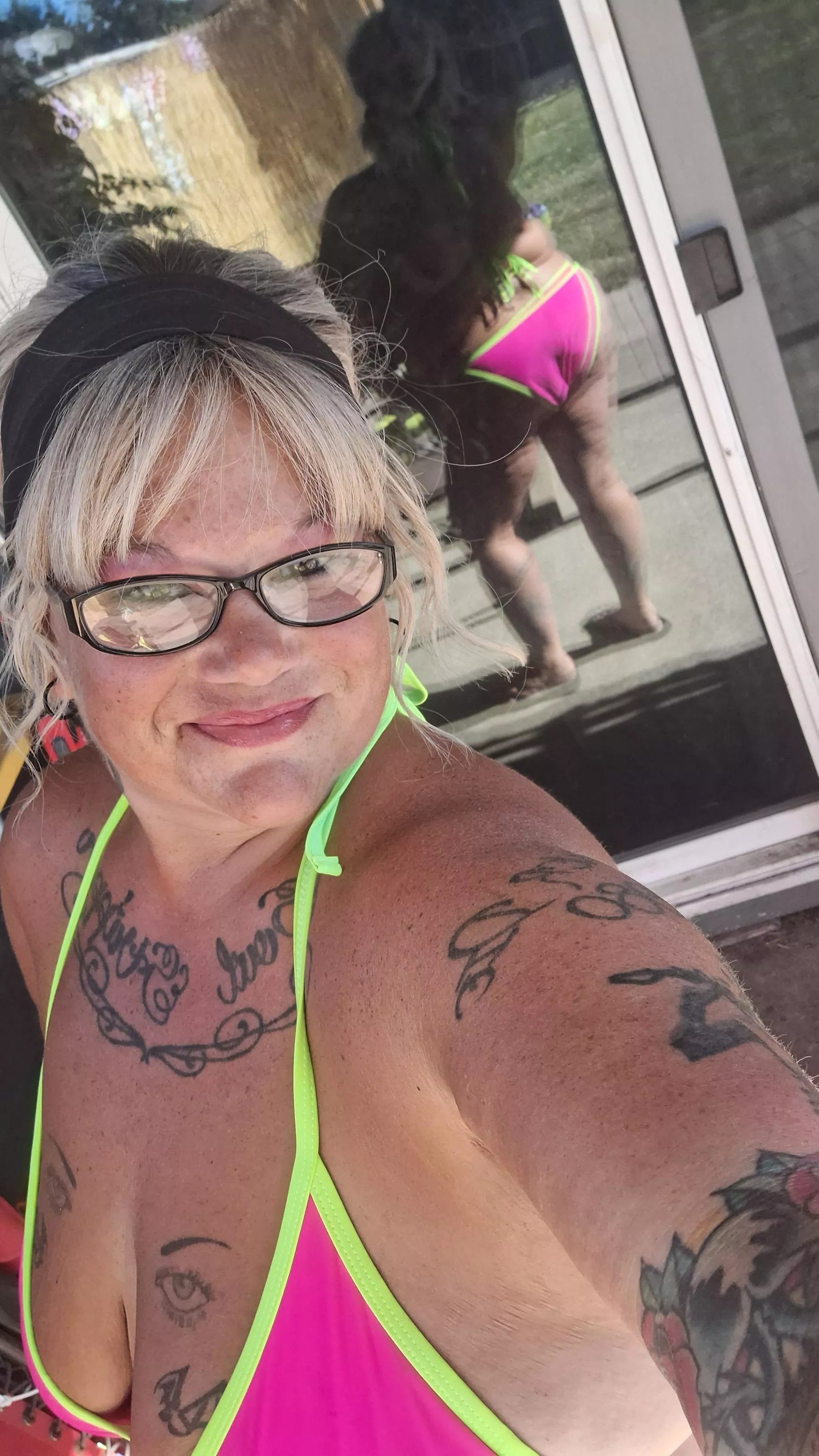 Just admiring my own reflection 