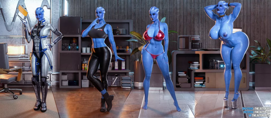 Liara's Bimbofication (the_afterlife)