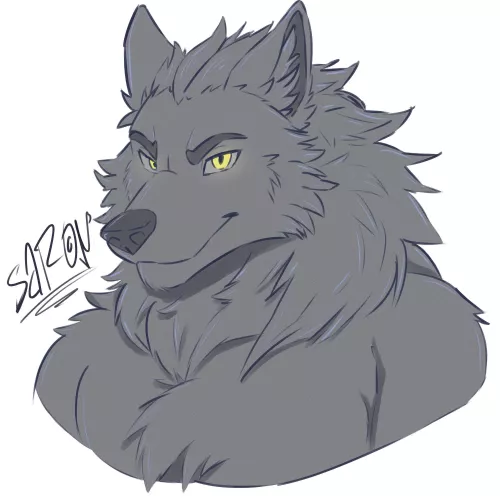 Little Werwolf Doodle (Art by me, @SaronArts on x)