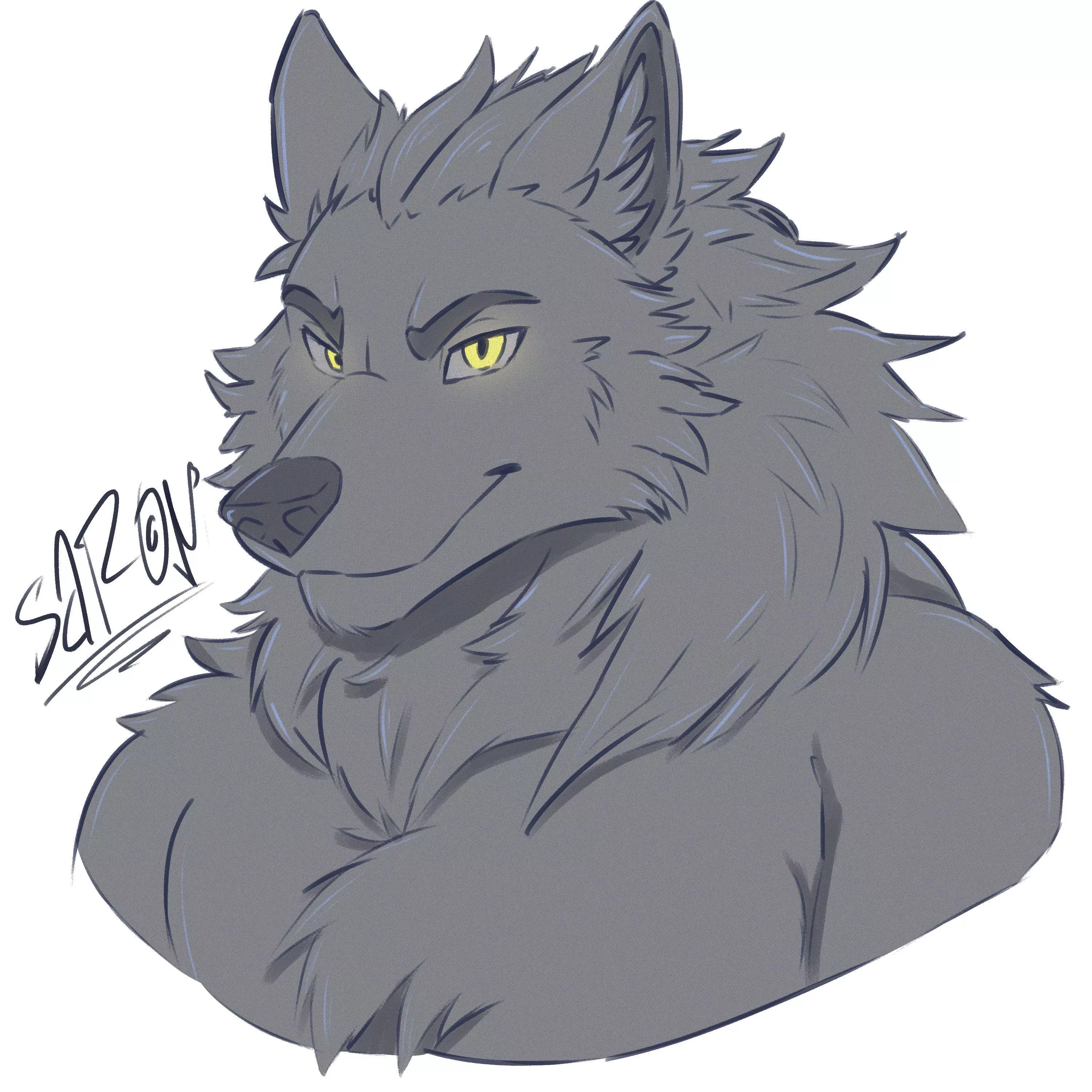 Little Werwolf Doodle (Art by me, @SaronArts on x)