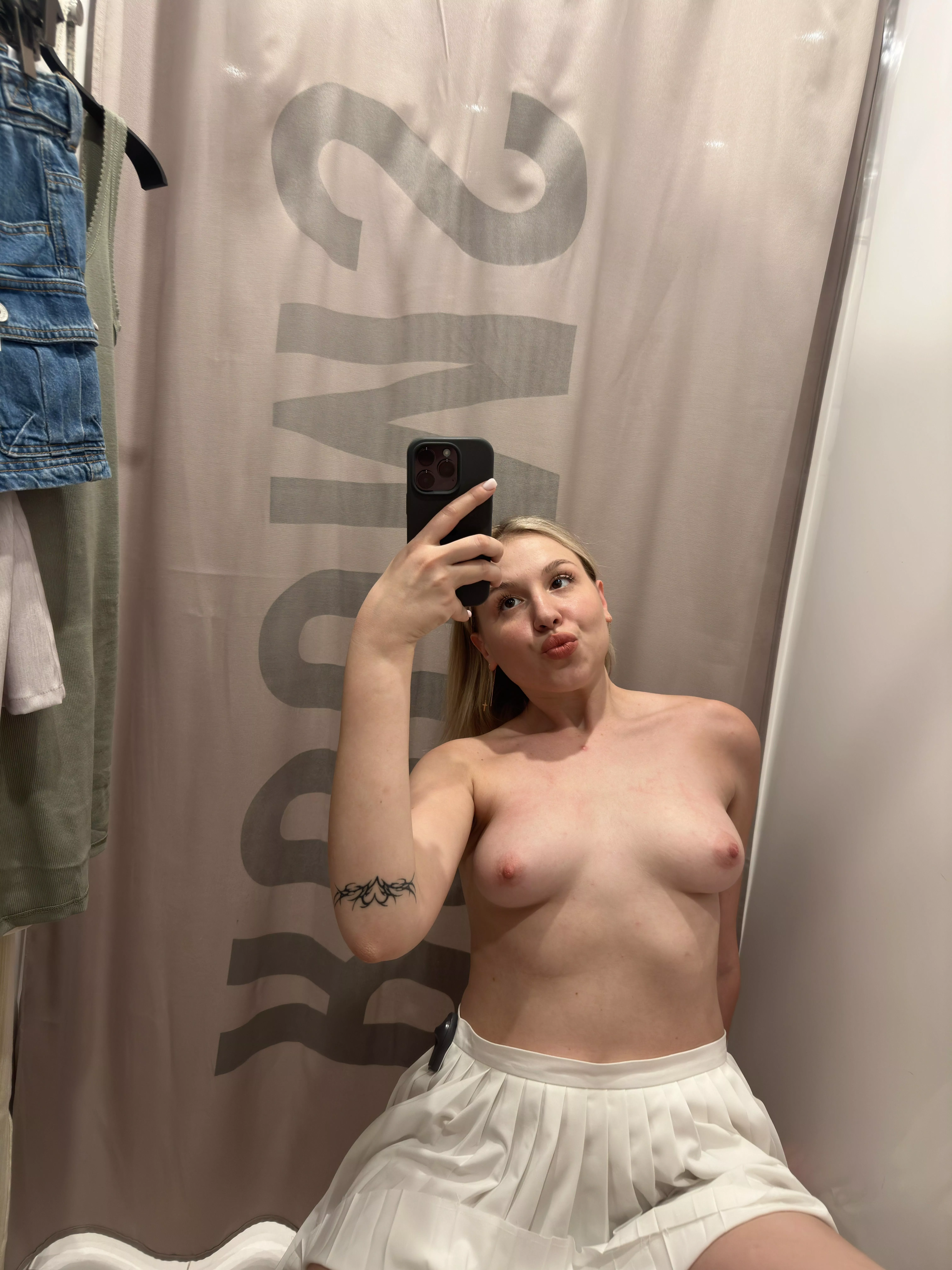 My natural tits have very sensitive nipples, and I'm already turned on