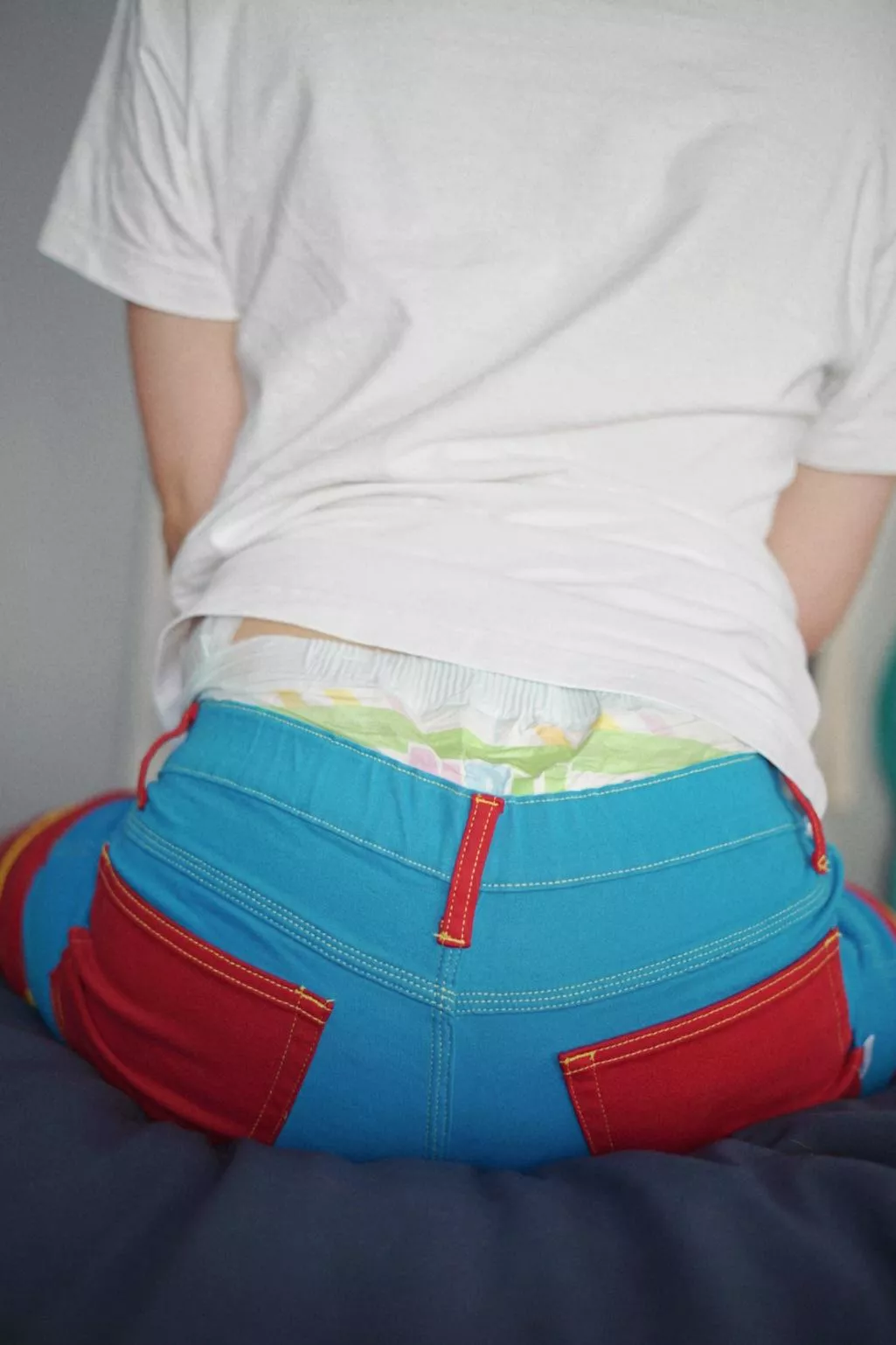 Nothing melts me faster then having my CG point out that my diaper is peeking out over my shorts 😳