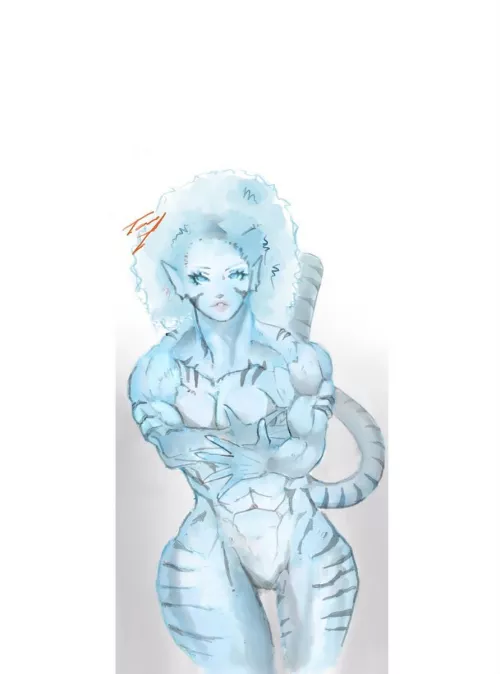 (OC) Blue Tiger, by me