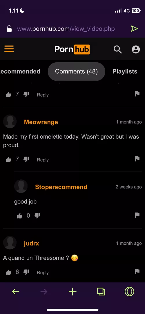 Should i ask for a recipe?