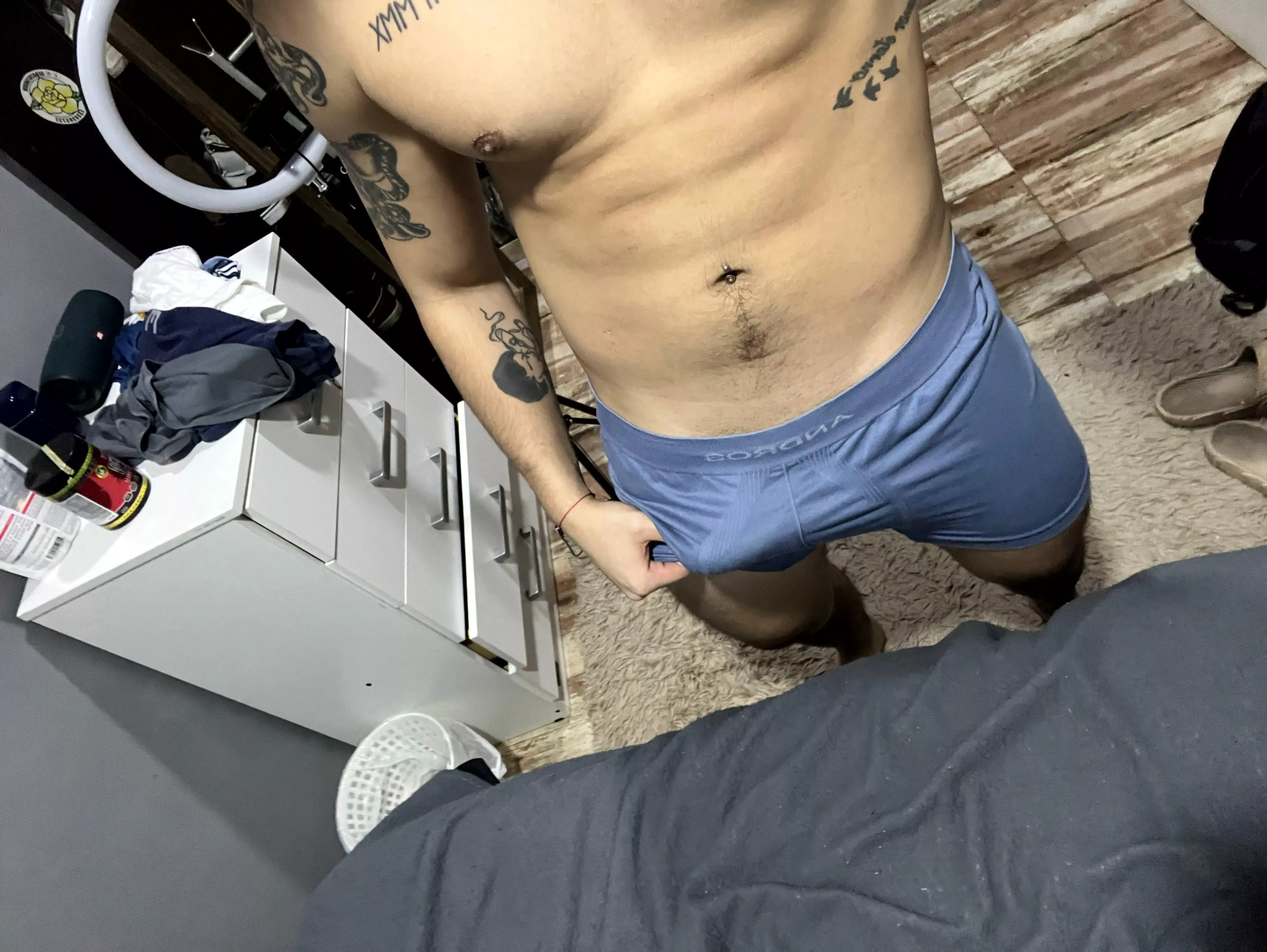 Sneak peek: Caught in my boxer briefs – your thoughts?