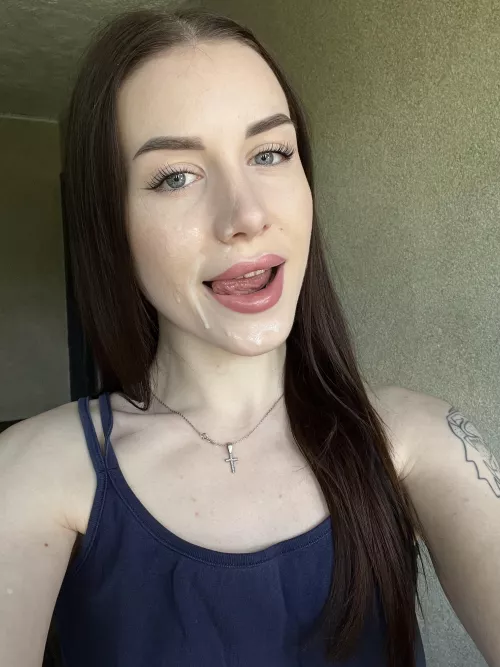 The best thing that can be on your face is a beautiful girl and sperm