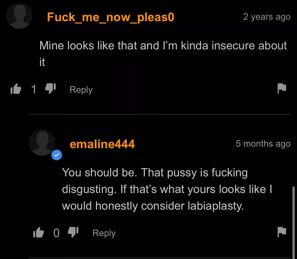 This is such a mean thing to say. Like wtf💀..