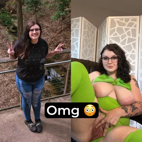 Your GF on the way to dinner, your GF once your home and she’s stuffed 