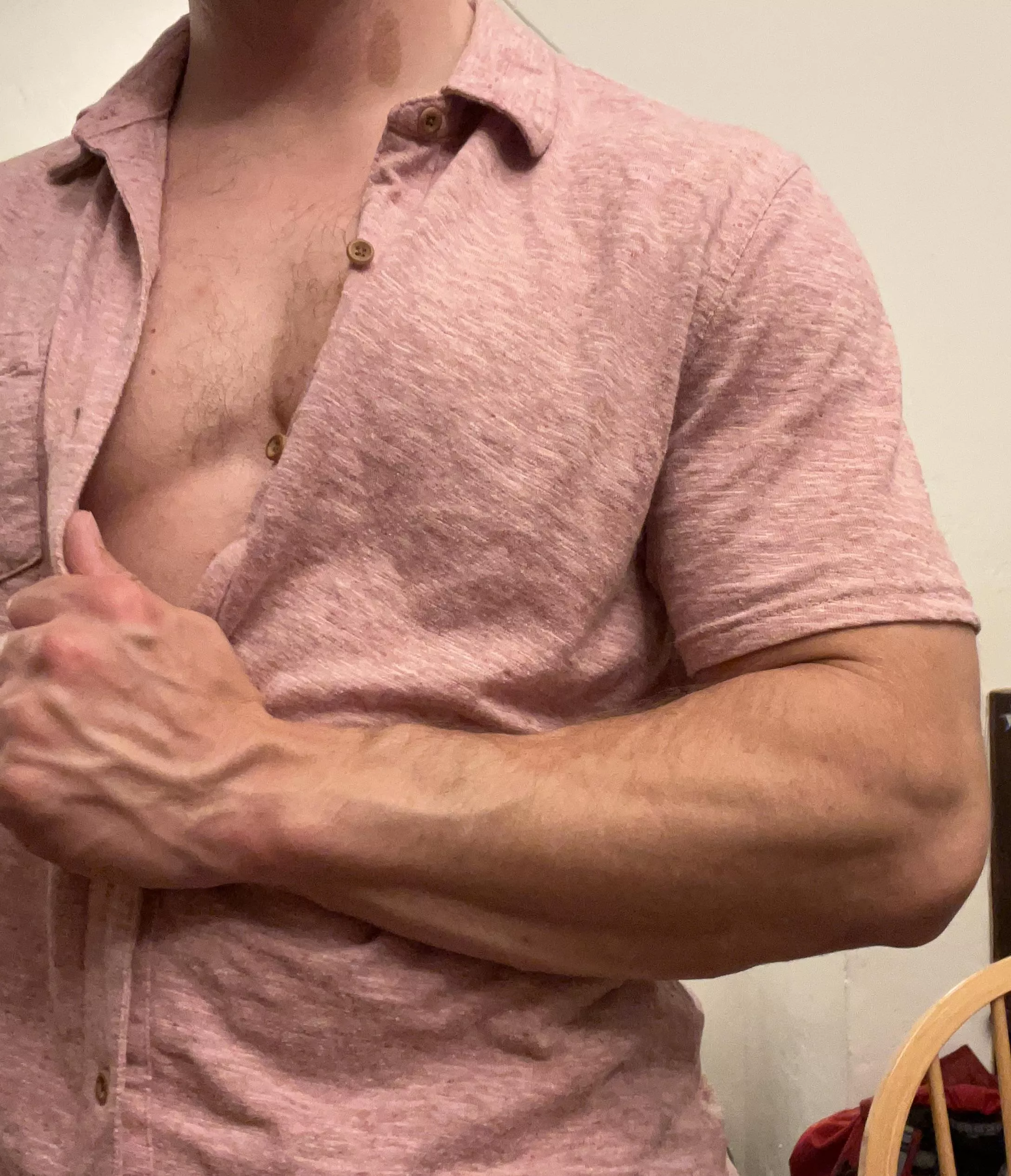 Dressing down at the end of the night 