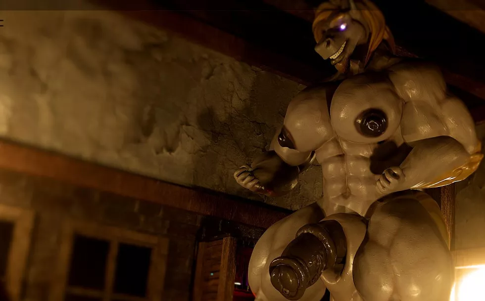 Inner Beast unleashed animation (link in comments) (nighdruth) (furry potion fueled corruption, body growth, muscle growth, and cock and balls growth)