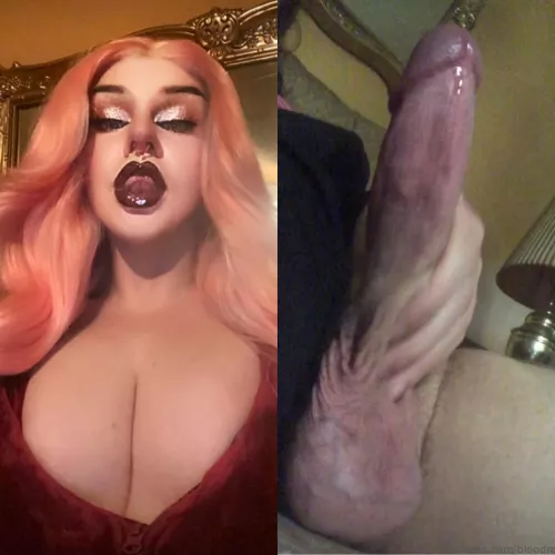 I’ve got big lips, big tits, and a big dick - where’s your lips going first?