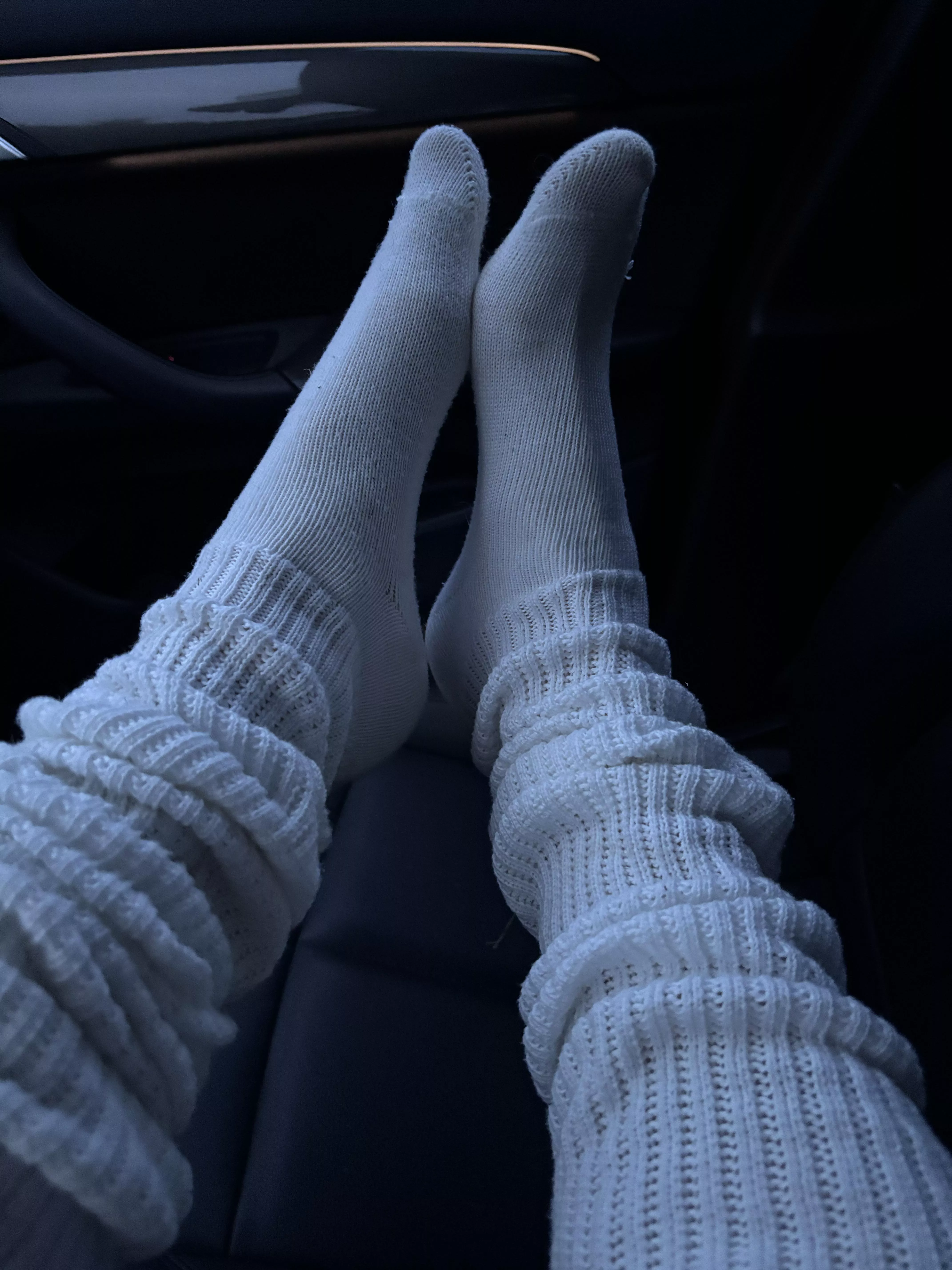 Love these long slouch socks