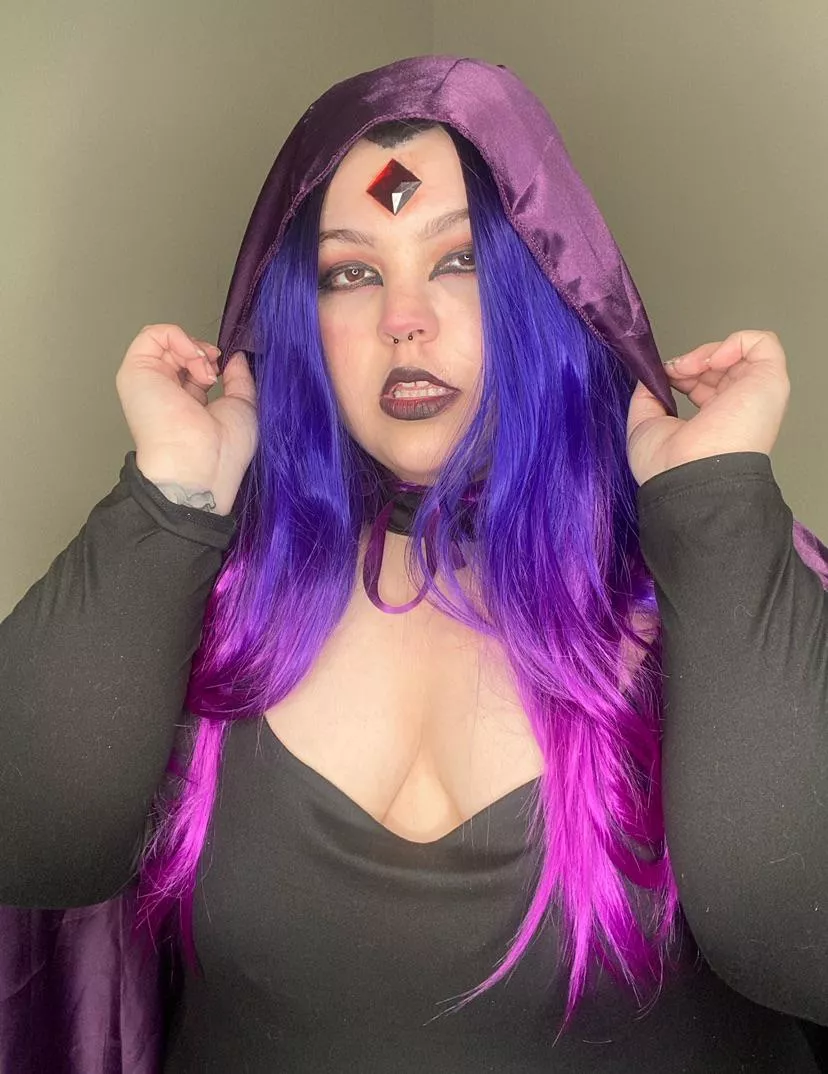 Obsessed with my BBW Adult Raven Cosplay