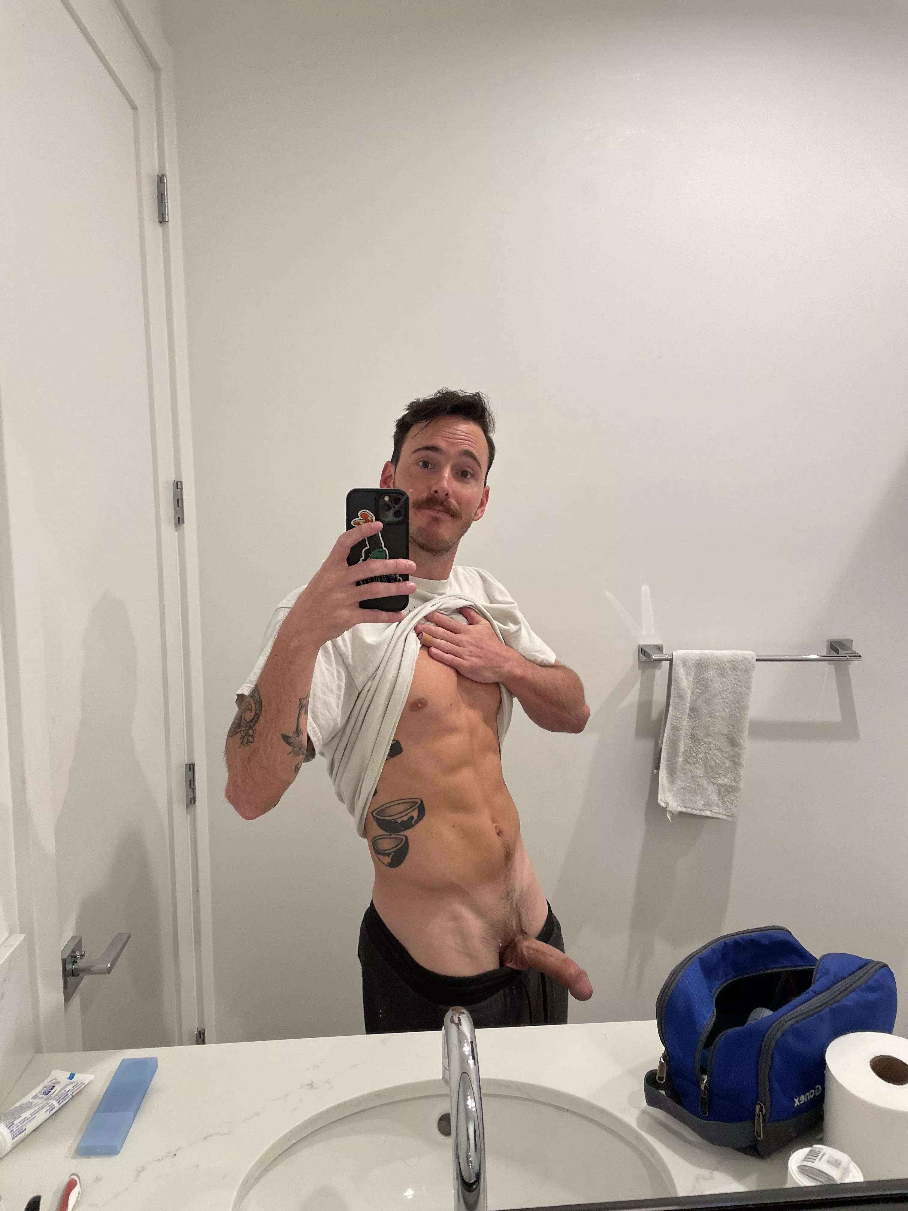 Anyone a fan of tattoos & mustaches?