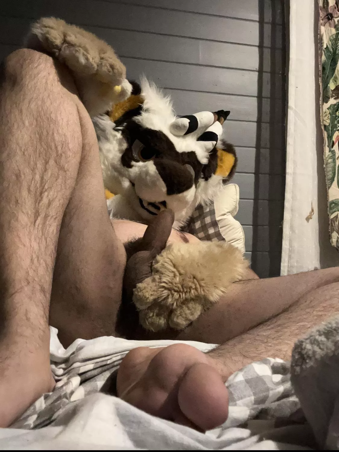 Hey I’m new here and what would you do if I was on your bed like this? 