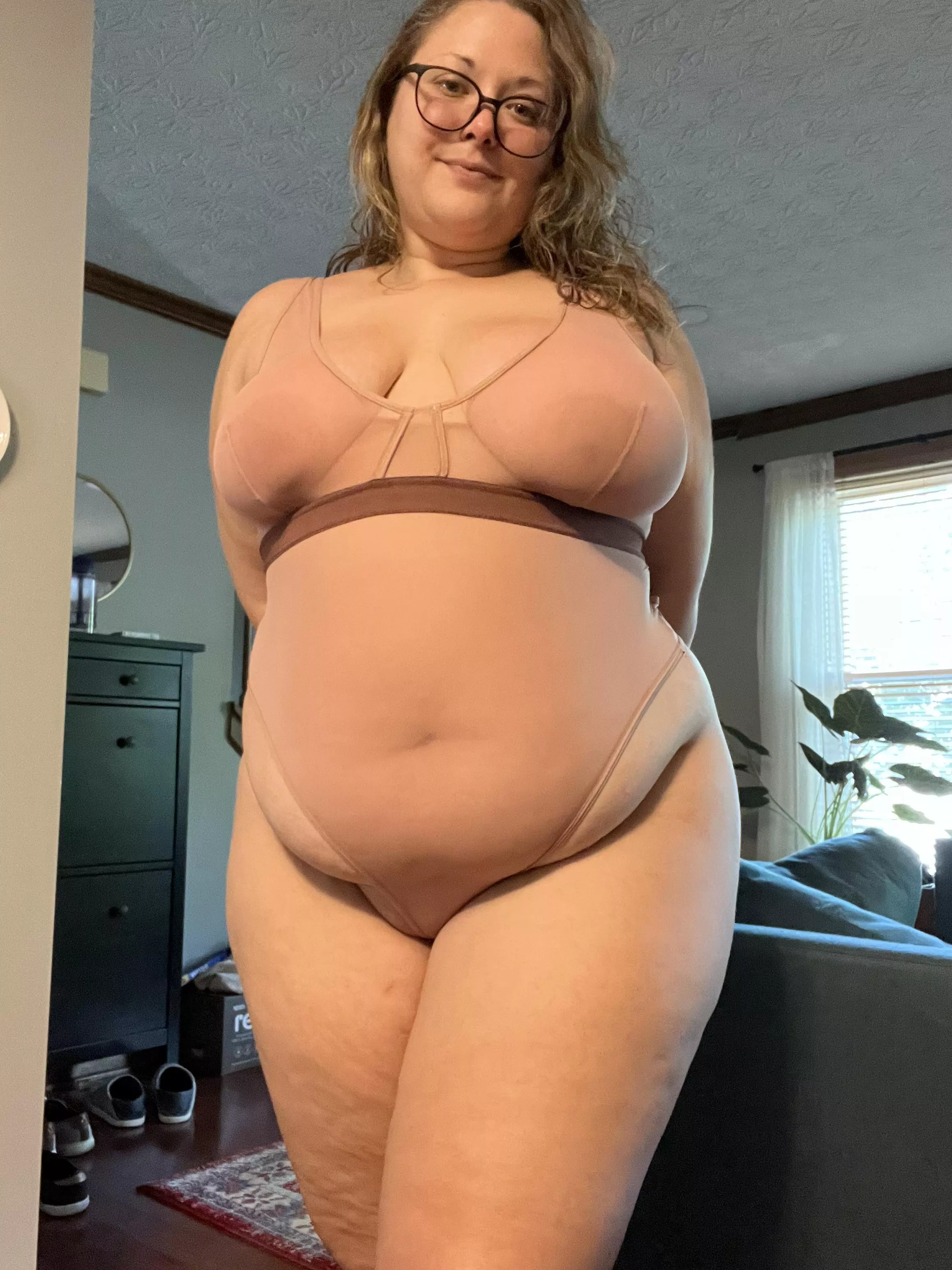 Hopefully no one at the pool notices my bathing suit is a little sheer