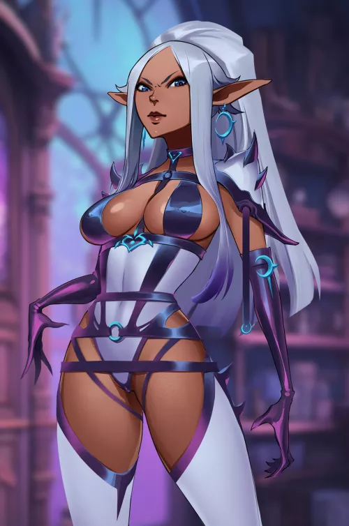  Hot elven girl (Ninego) [The Veil Chronicles: Nix University] 