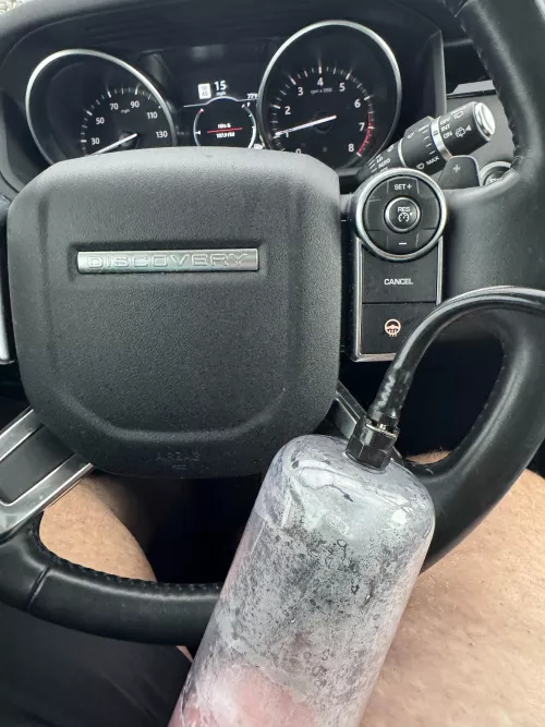 I just have a compulsion to pump when I drive!