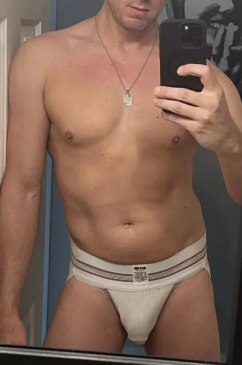 Just a daddy in a classic jock.