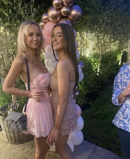 Just flattens her friend 