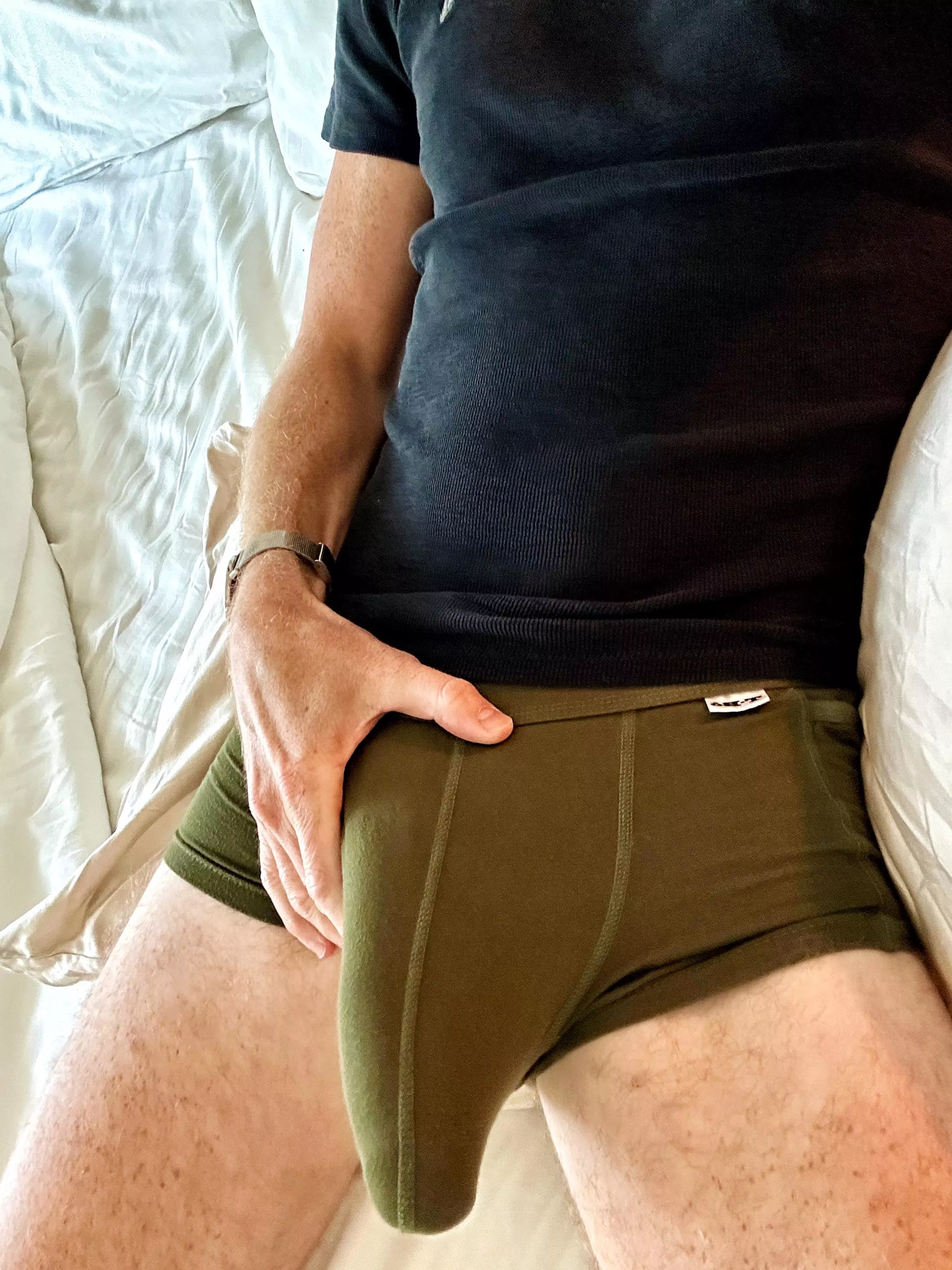 Ready to pull it out. 