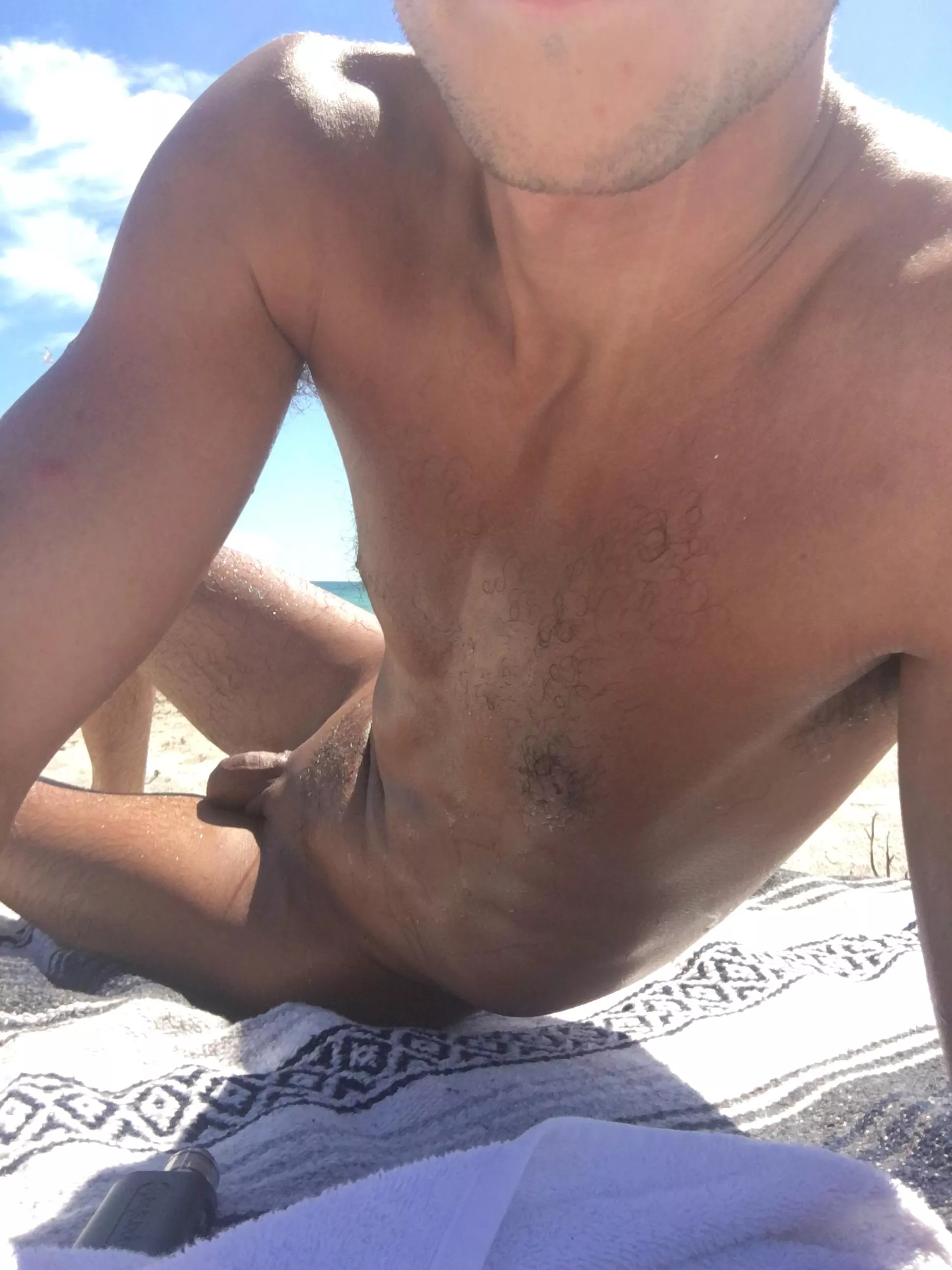 sunbathing beach day