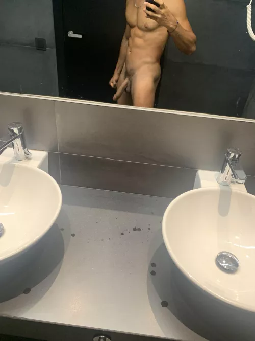 That door was unlock and it was a hostel. Anyone could open at anytime.  I got hard because of that 