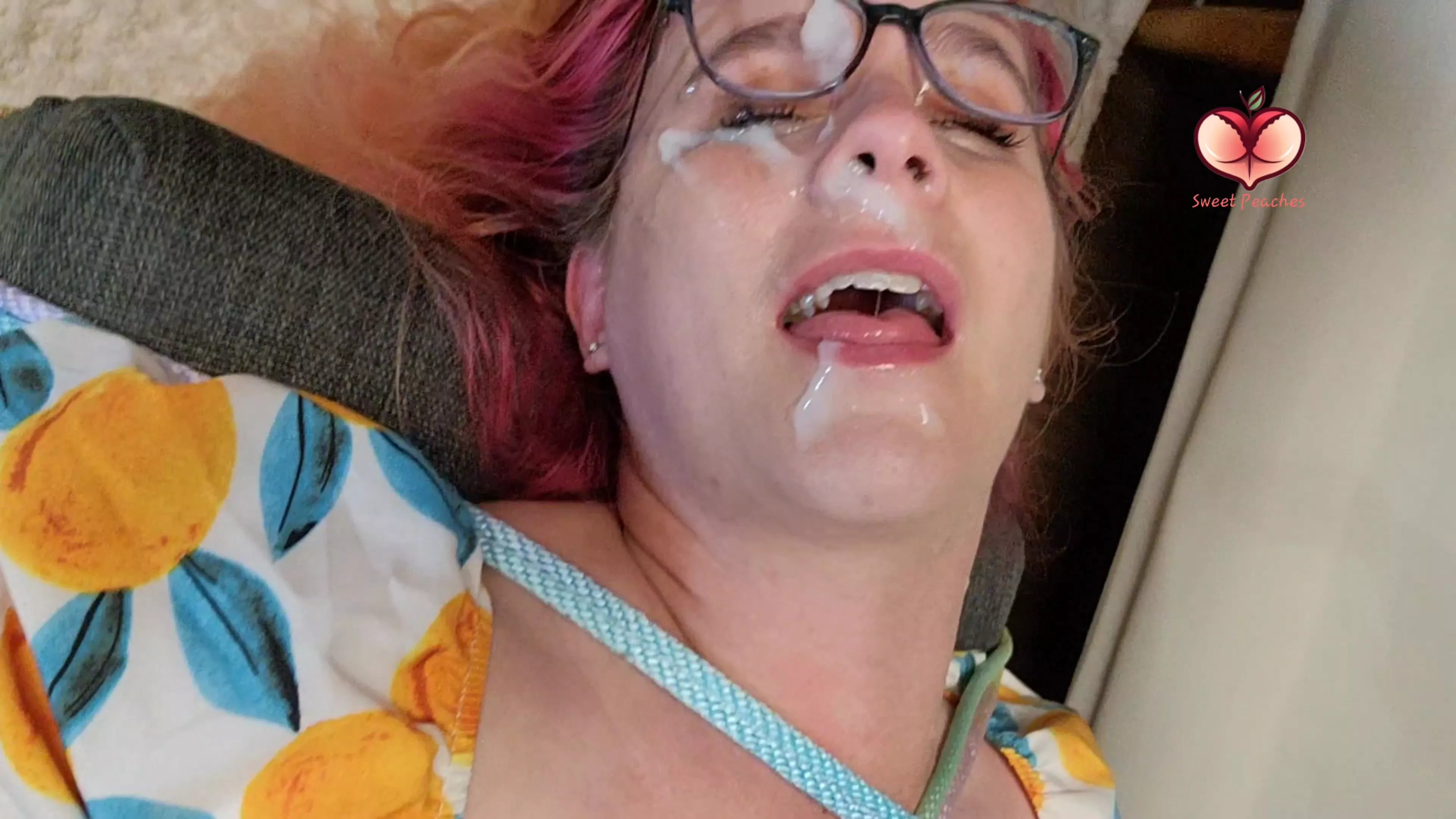 Tied up and used, look at that huge load 