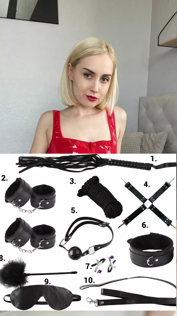 What toy would you like me to use on you?