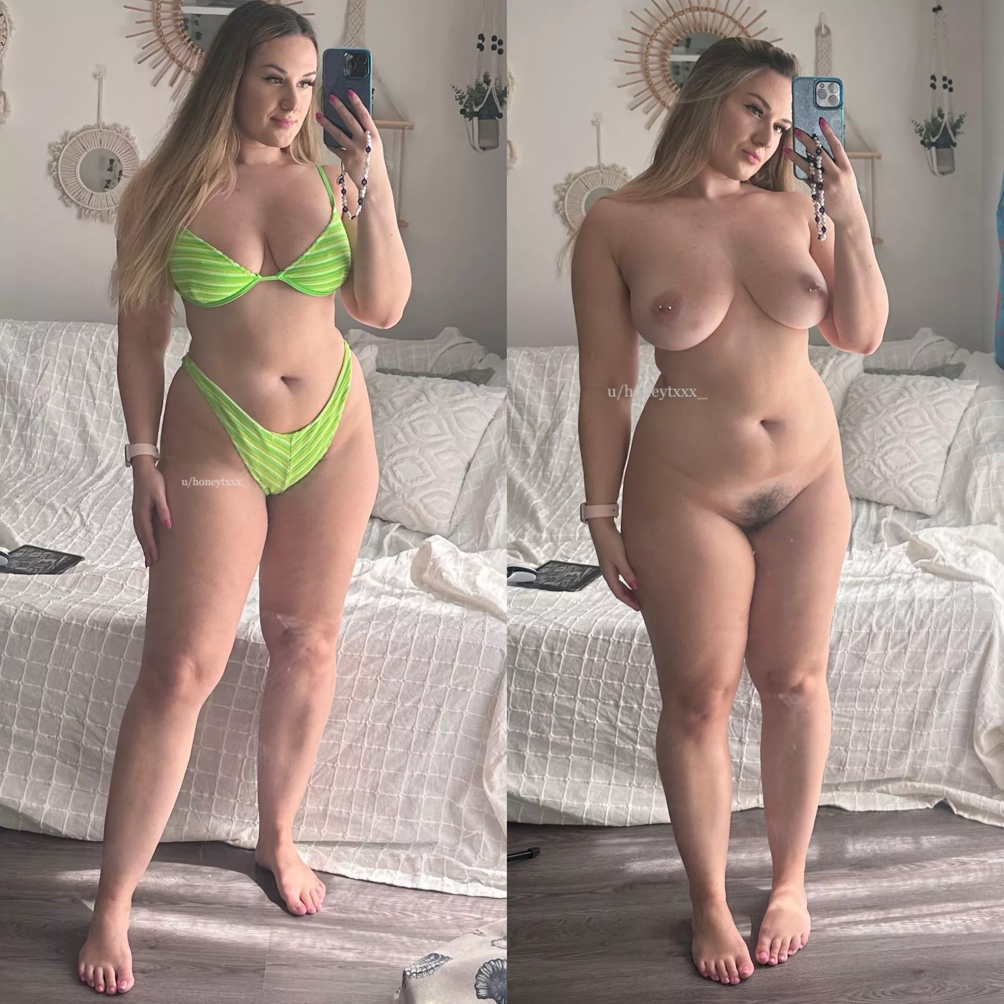 What you’ll see at the normal beach VS what you’ll see at the nudist beach ☀️ 