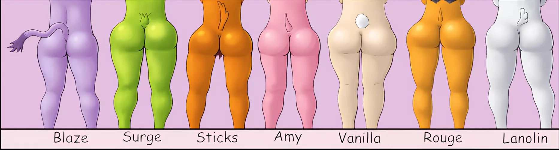 Whose butt is your favorite?