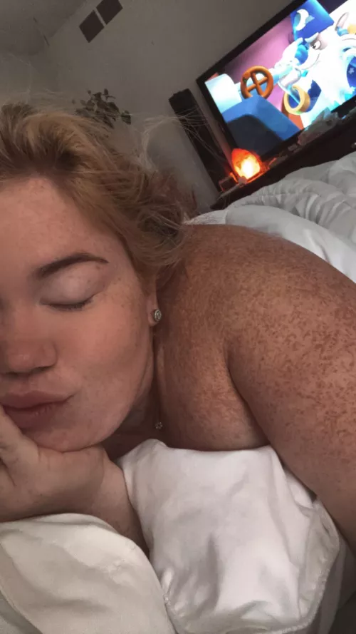 Woke up and noticed my shoulder freckles are popping out! [IRTR]