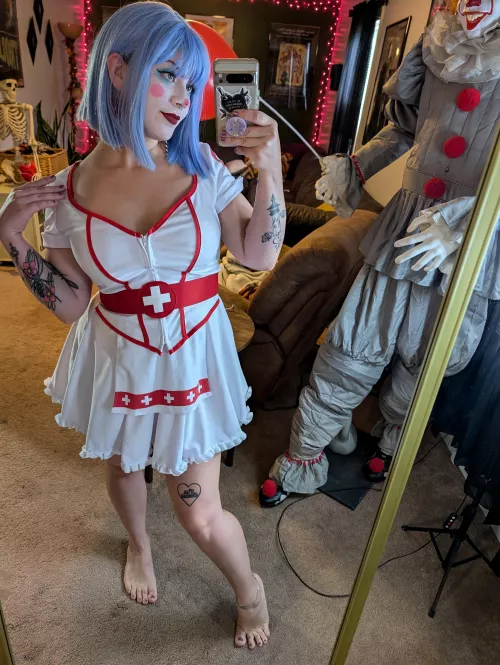 Would you let me probe you with medical instruments? I earned my degree at Clown College. 