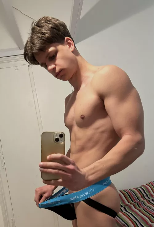 Would you take my jockstrap off?