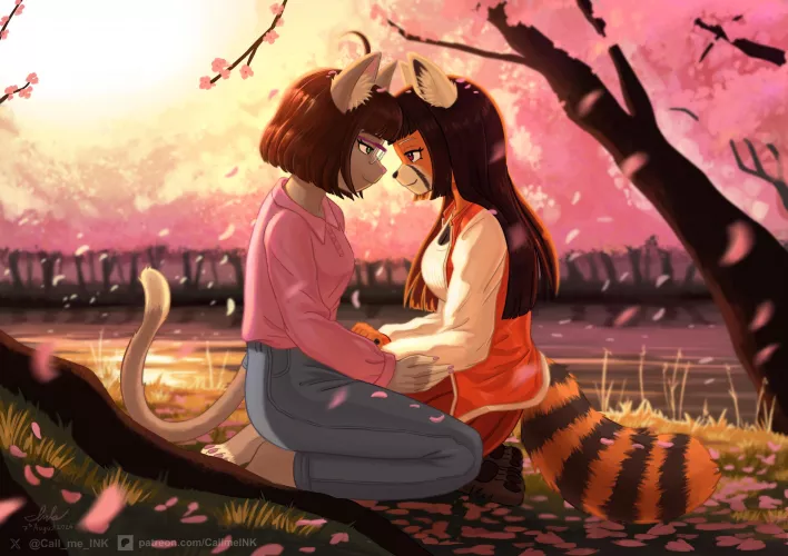 Blossoming Love 💕 (art by me)